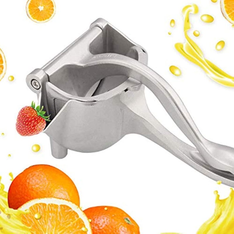 CLEABANKE Manual Fruit Press Juicer, Heavy Duty Single Press Lemon Squeezer Premium Quality Metal Aluminum Alloy Hand Juicer Fruit Squeezer for Lemon, Orange, Grape1 Pack - Image 1